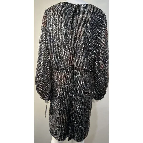 R&M Richards Sparkly Drape Back Dress Red Carpet Worthy! New Year & X-mass Party - Picture 13 of 16